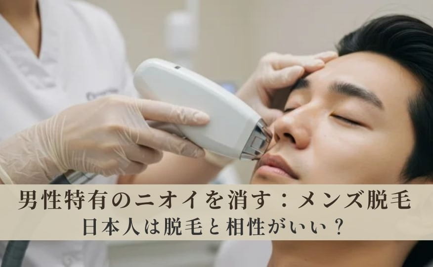 メンズ脱毛×体臭改善｜世界で最も脱毛に向いている日本人：加齢臭対策（介護脱毛）
