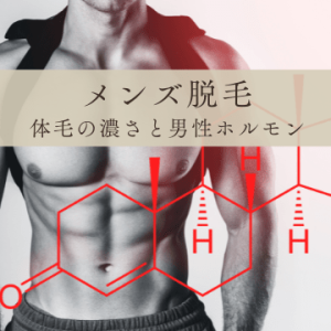 体毛の濃さと男性ホルモン。太い体毛はメンズ脱毛でしか解決できない？